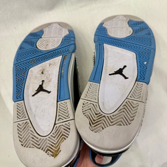 Nike Air Jordan Dub Zero “UNC” White University Blue Black Mens 8.0 - Picture 5 of 5